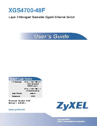 ZYXEL XGS4700-48F