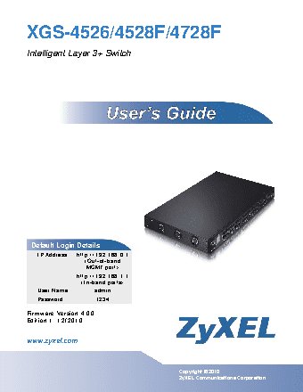 ZYXEL XGS-4728F