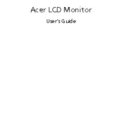 ACER VA200HQb