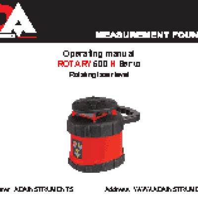 ADA ROTARY 500 H Servo