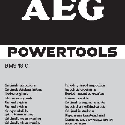 AEG BMS 18C Li