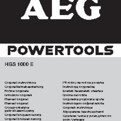 AEG HBS 1000 E (413205)