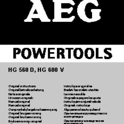 AEG HG 560 D