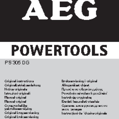 AEG PS 305 DG