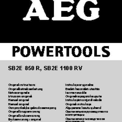 AEG SB2E 1100RV