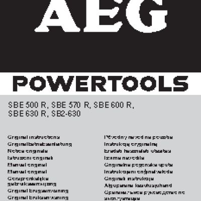 AEG SBE 570 R