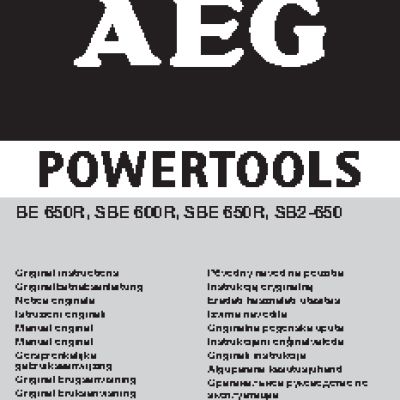 AEG SBE 650 R Kit