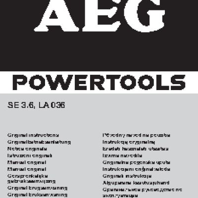 AEG SE 3.6 Li