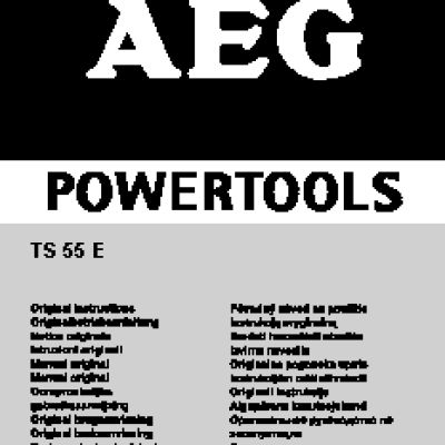 AEG TS 55 E