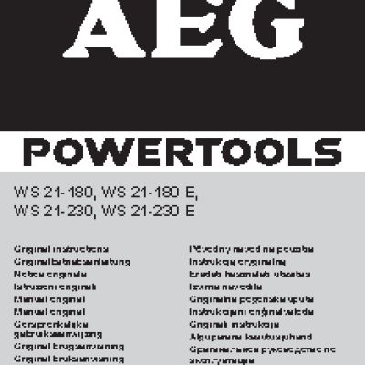 AEG WS 21-230 GVX DMS