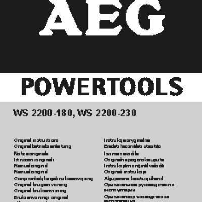 AEG WS 2200-230