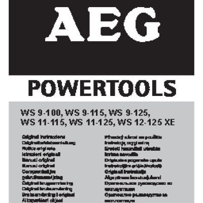 AEG WS 12-125 XE