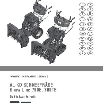 AL-KO SnowLine 700 E