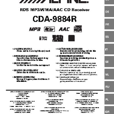ALPINE CDA-9884R