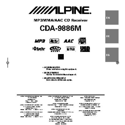 ALPINE CDA-9886M