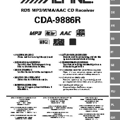 ALPINE CDA-9886R