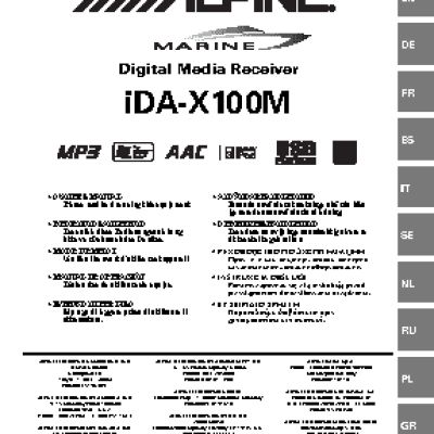 ALPINE iDA-X100M