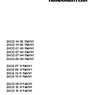 ZANUSSI ZACO-36 H4 FMI/N1