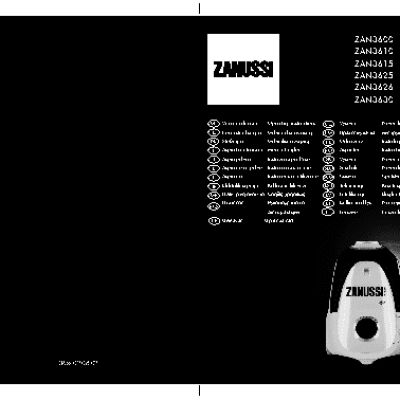 ZANUSSI ZAN3600 / ZAN3610 / ZAN3615 / ZAN3625 / ZAN3626 / ZAN3630