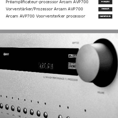 ARCAM DiVA AVP700
