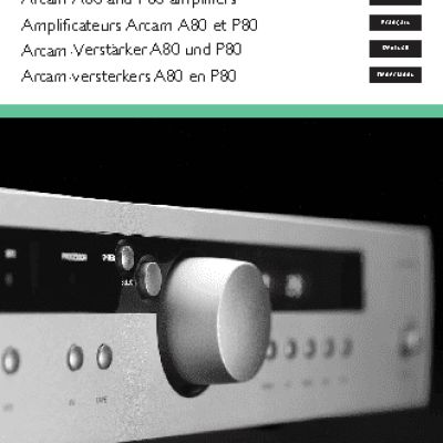 ARCAM DiVA P80
