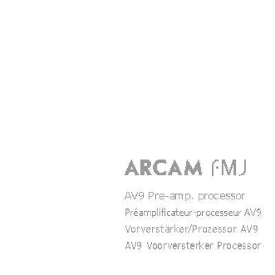 ARCAM FMJ AV9