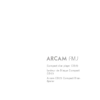 ARCAM FMJ CD23
