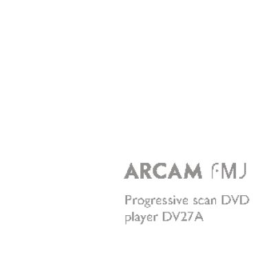 ARCAM FMJ DV27A