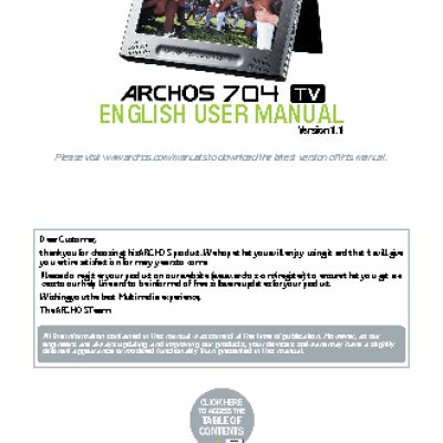 ARCHOS 704 TV