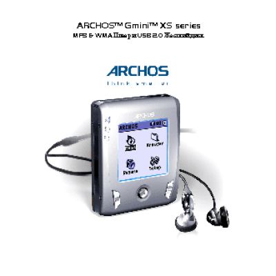 ARCHOS GMINI XS 200 Pocket Audio Player