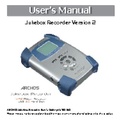 ARCHOS Jukebox Recorder v2