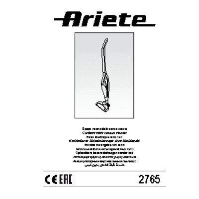 ARIETE HandStick 2765 Evo 2 in 1