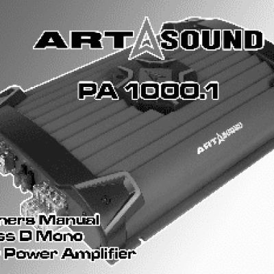 ART SOUND PA 1000.1