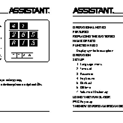 ASSISTANT AT-4008