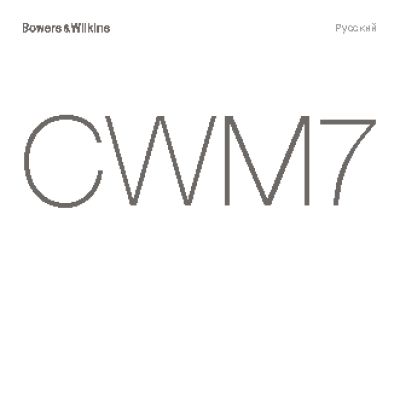 B&W CWM 7.3
