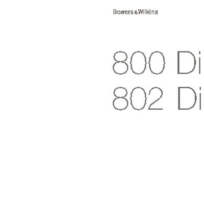 B&W Diamond 800 D2