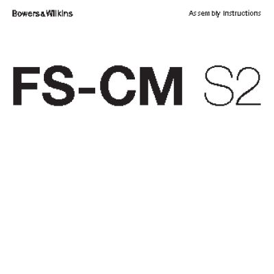 B&W FS-CM S2 Stand