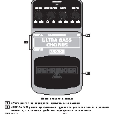 BEHRINGER BUC400 ULTRA BASS CHORUS
