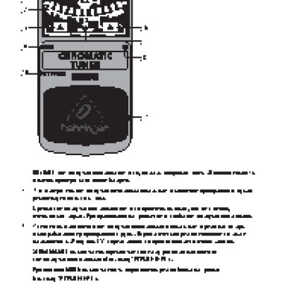 BEHRINGER CHROMATIC TUNER TU300