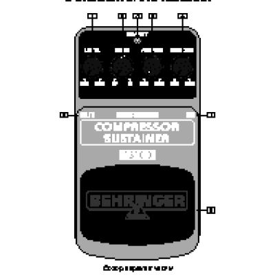 BEHRINGER COMPRESSOR/ SUSTAINER CS100