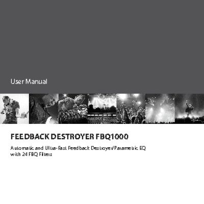 BEHRINGER FEEDBACK DESTROYER FBQ1000
