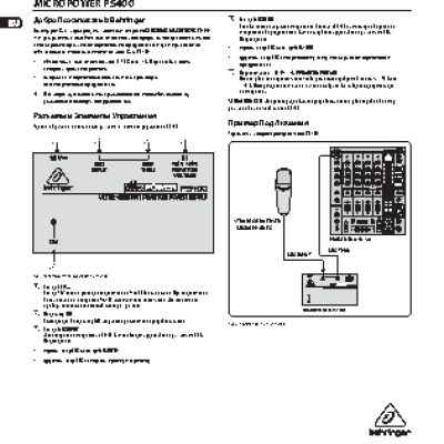 BEHRINGER MICROPOWER PS400