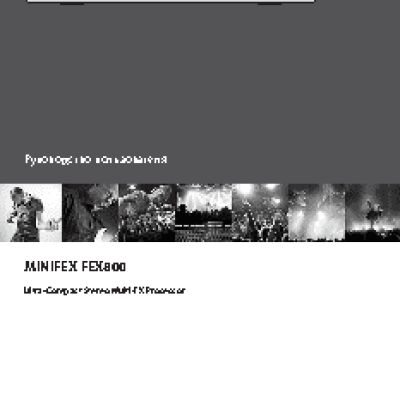 BEHRINGER MINIFEX FEX800