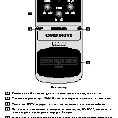 BEHRINGER OD 400 OVERDRIVE