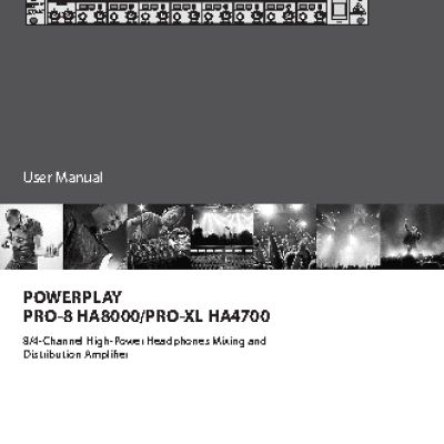 BEHRINGER POWERPLAY PRO-XL HA4700