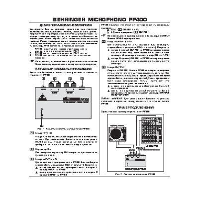 BEHRINGER PP400 MICROPHONO