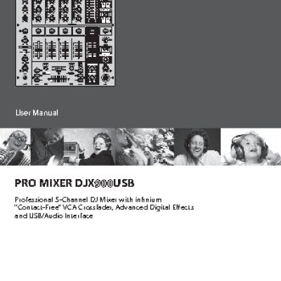 BEHRINGER PRO MIXER DJX900USB