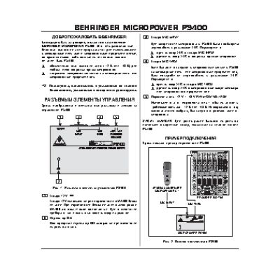 BEHRINGER PS 400 MICROPOWER