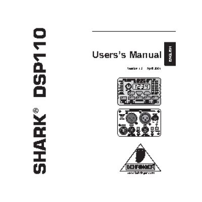 BEHRINGER SHARK DSP110