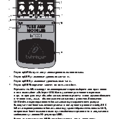 BEHRINGER TUBE AMP MODELER TM300